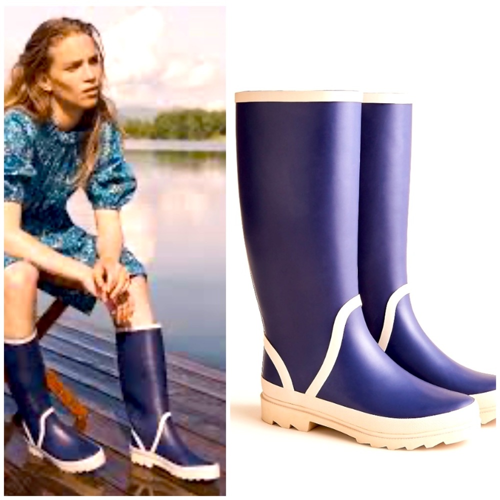 J.Crew Tall Lug Sole Rain Boots